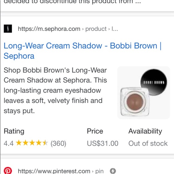 Bobbi Brown Long wear cream eyeshadows - Picture 3 of 3